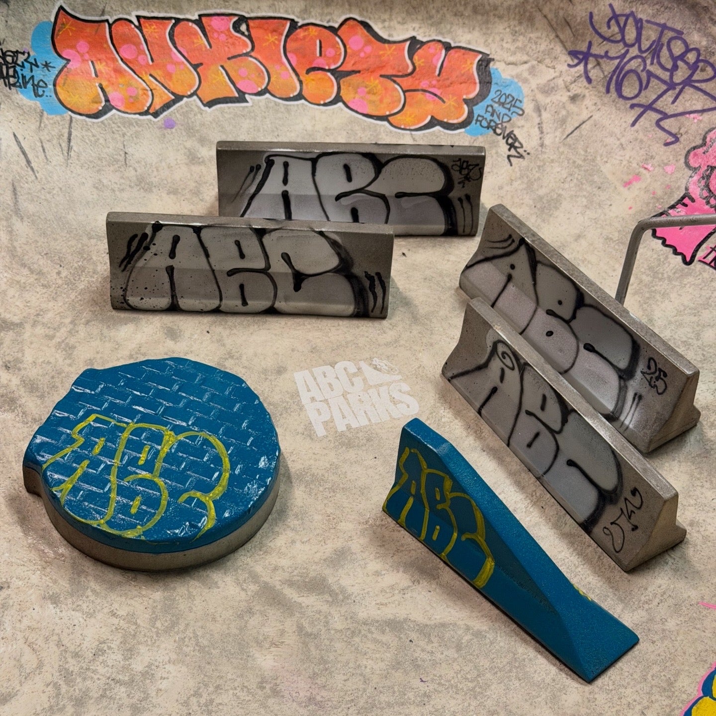 Anxiety Offline Concrete Barrier